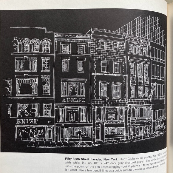1978 The Technique of How to Draw Buildings Urbex Architecture Book City Scene - Picture 11 of 16